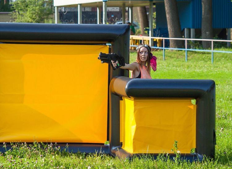 Inflatable Bunkers for Laser Tag Game in USA