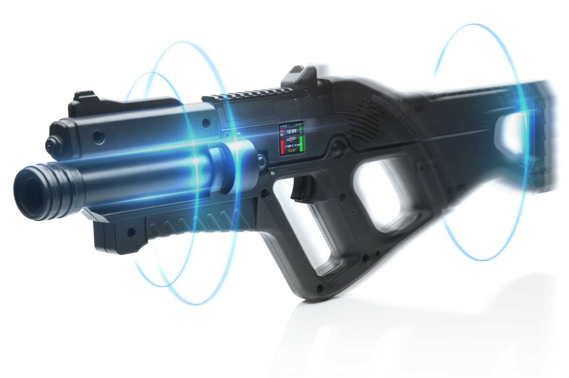 real laser gun