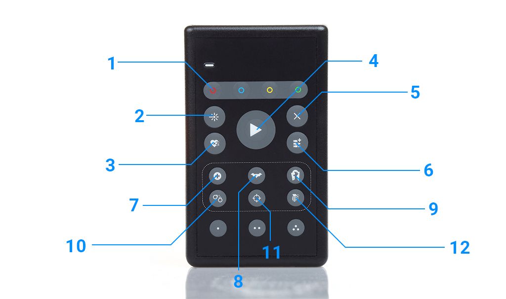 External elements of the remote control