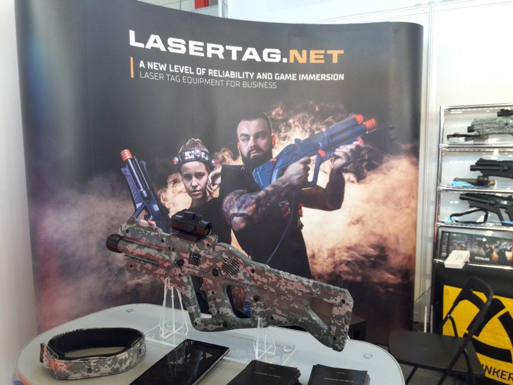 Game kit for outdoor laser tag