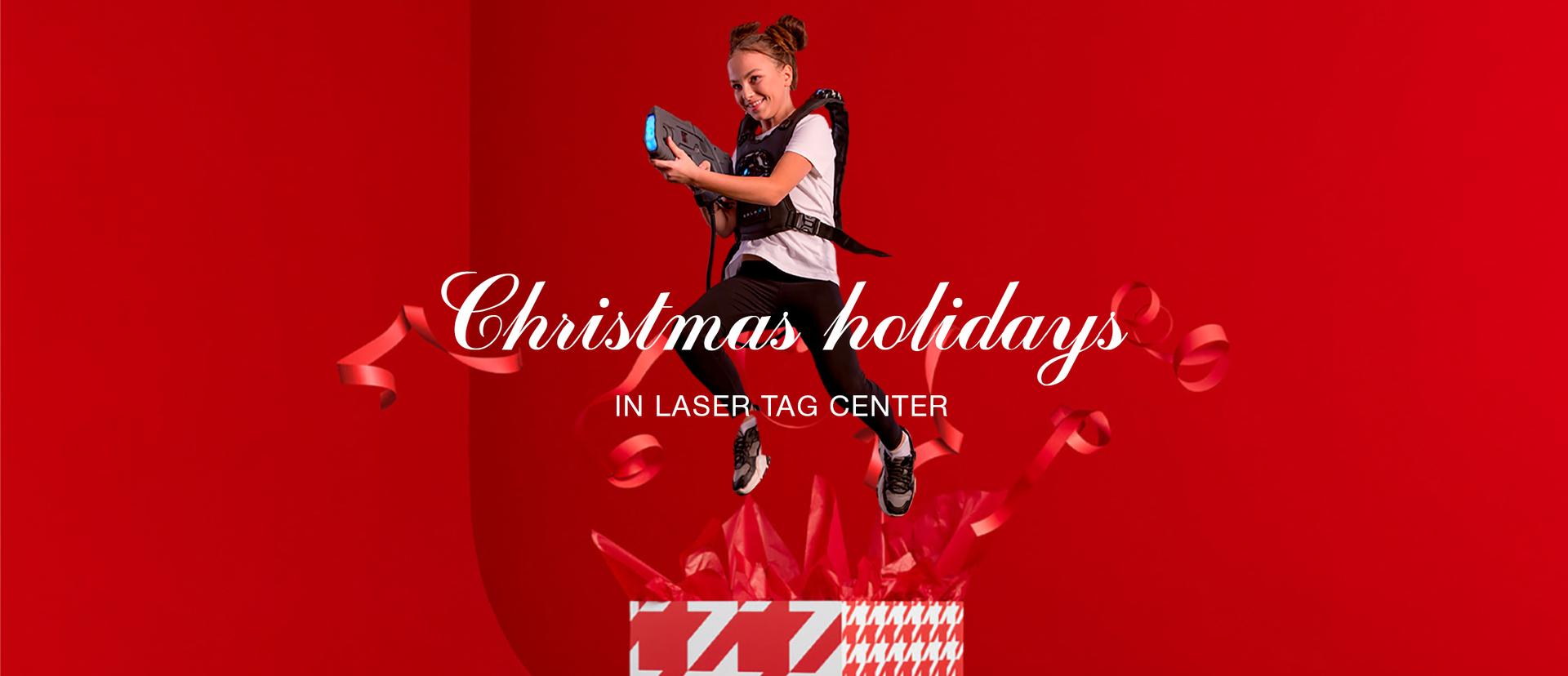 How to organize a winter holiday celebration at the laser tag center?