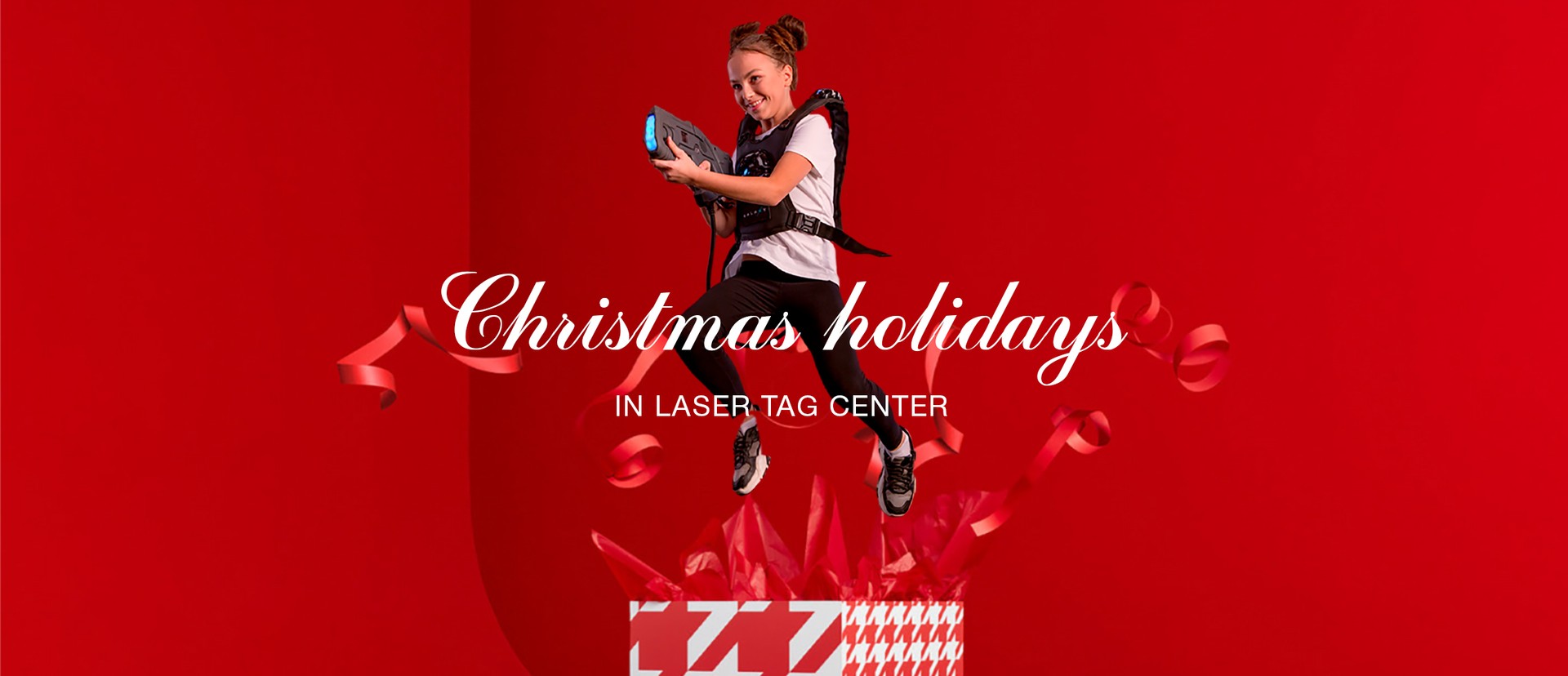 How to organize a winter holiday celebration at the laser tag center?