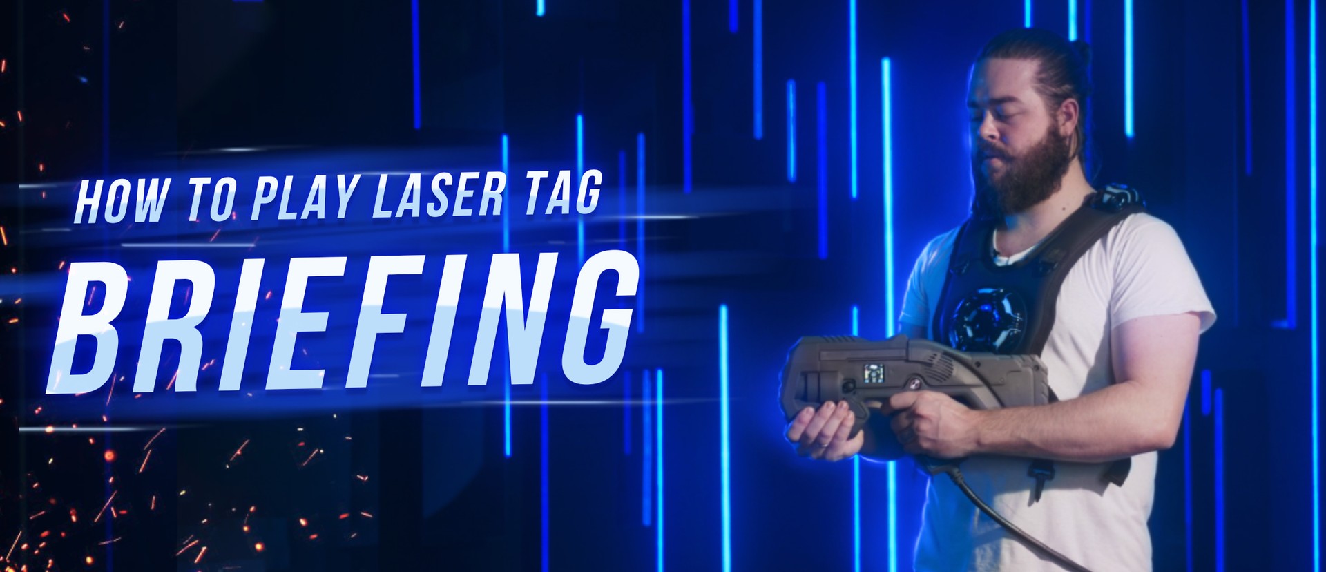 Instructions: how to play indoor laser tag? A laser tag video briefing in 4K!