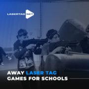 Mobile laser tag games for schools