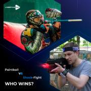 Shock-Fight vs Paintball. Who wins?