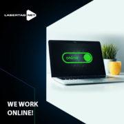 We work online!